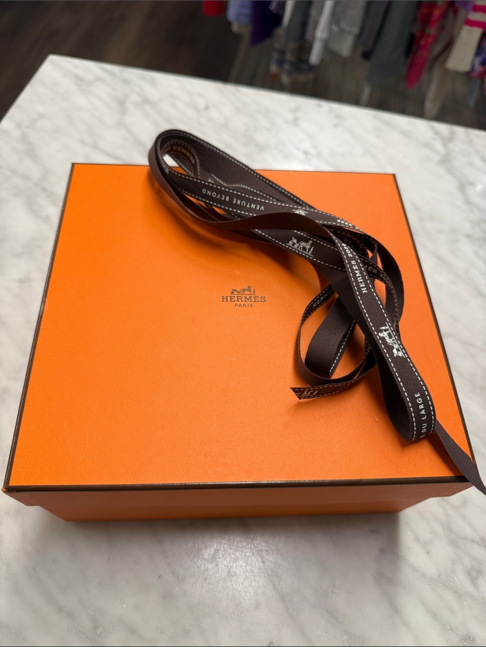 Hermes Storage box with Ribbon